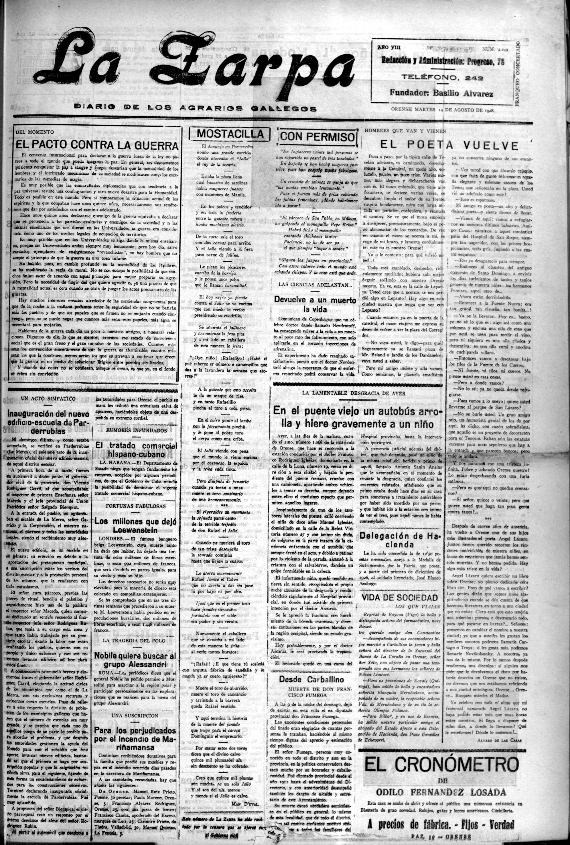 Inauguración escuela