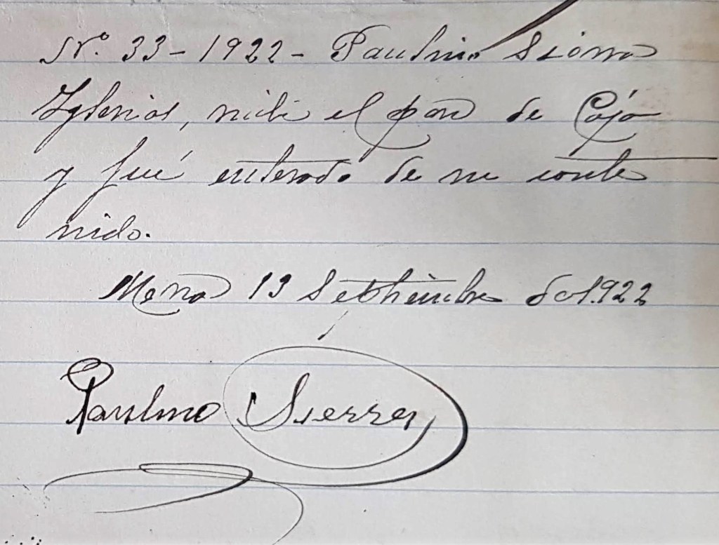 Pase de Caja Paulino